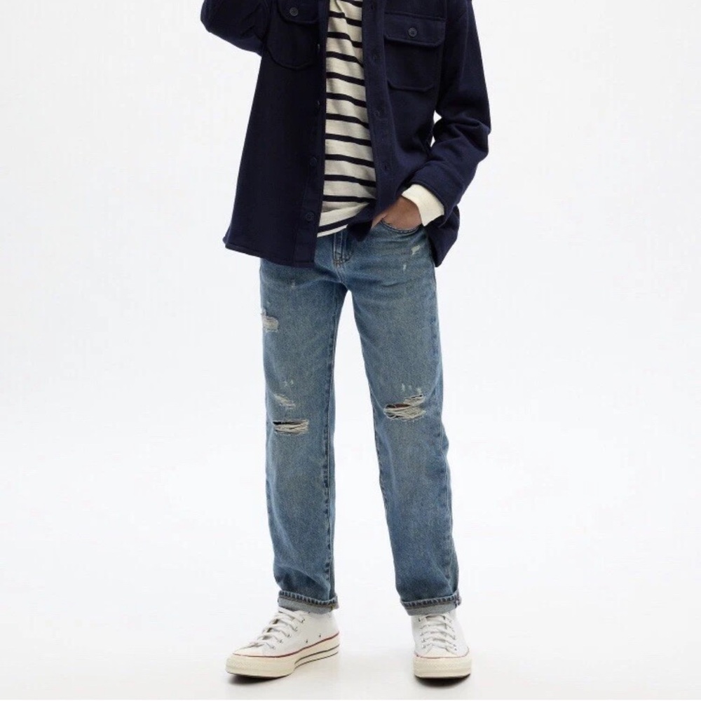 Gap 90’s Original Straight Distressed Jeans